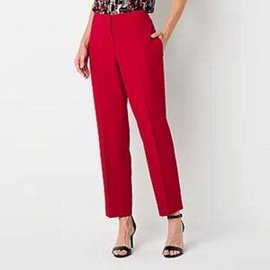 Evan Picone Red Women's Career Party Pants size 6P